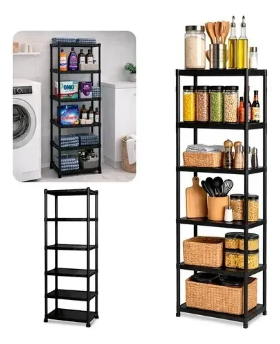 Estante Prateleira Modular Multiuso Organizadora Plástico com 6 Prateleiras É a solução