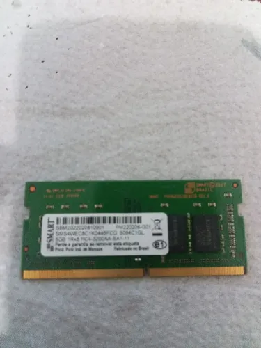 Memória RAM 8gb ddr4 3200mhz notebook 