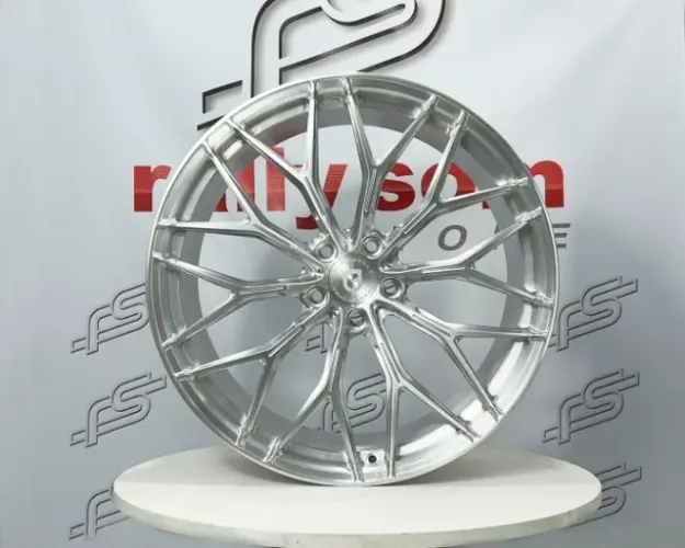 Jogo de Roda Gisa FT6602 Forged Aço Escovado 5x114 - 21x9,5 e 22x12 Offset 35 (Nv)