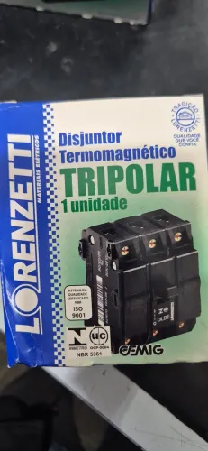 Disjuntor tripular 15a