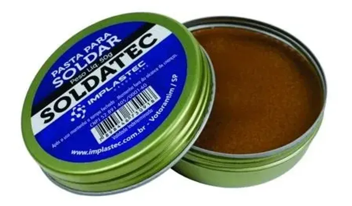 Pasta P/ Soldar Soldatec 50g Implastec *ENTREGA GRÁTIS*