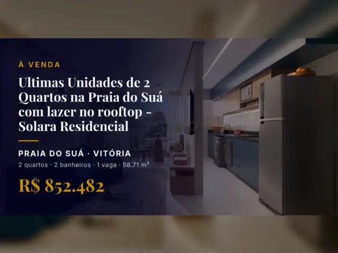 Viva com Conforto: Apartamento de 2 Quartos na Praia do Suá - Solara Residencial