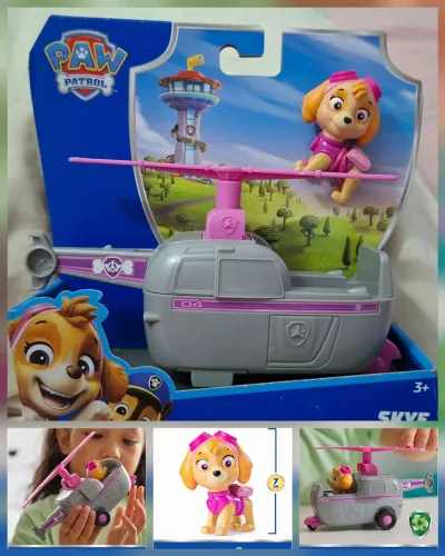 Patrulha Canina Helicóptero Da Skye Sunny - Novo Original