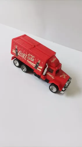 Miniatura Caminhão Truck Coca Cola Fricção 1:43 usado