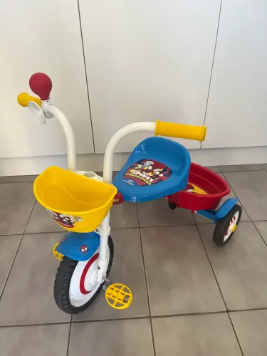 Triciclo Infantil Nathor Spider-Man Colorido com Buzina e Cesto