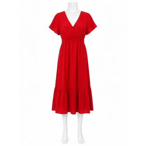 Vestido Vermelho Lizie