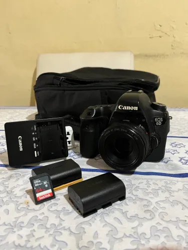 Canon 6D + kit completo - LER DESCRIÇÃO!