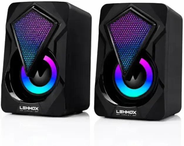 Caixa de Som Gamer LHMX LEY-1916 RGB USB e P2