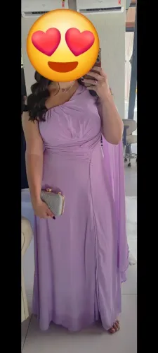 Vestido de Festa Longo Lilás GG | Madrinha | Usado 1x | Excelente Estado