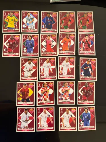 Figurinhas legends copa 2022