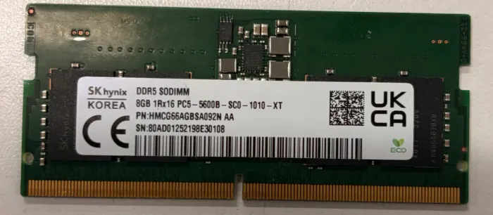 Memória RAM NOTEBOOK DDR5 5600