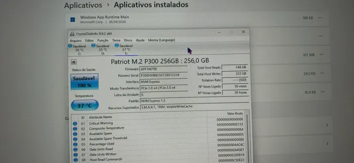 NVMe 256 gb 