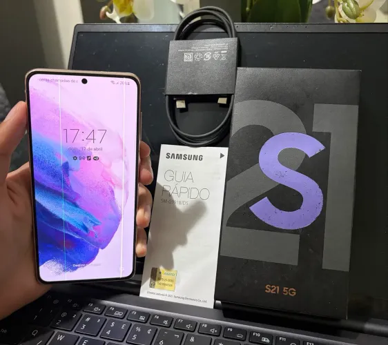 Galaxy S21 5G 128gb Tela com Linha