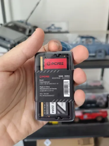 Memória RAM SO-DIMM PCYES, DDR4, 3200MHz, 16GB