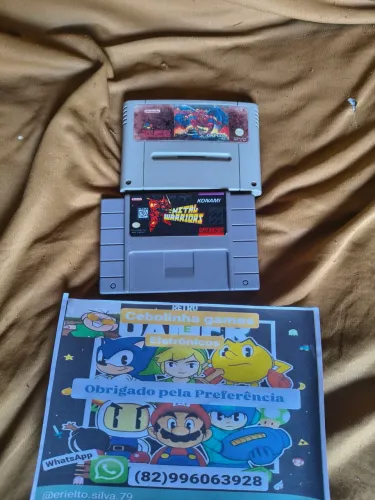Cartuchos reprô de super Nintendo