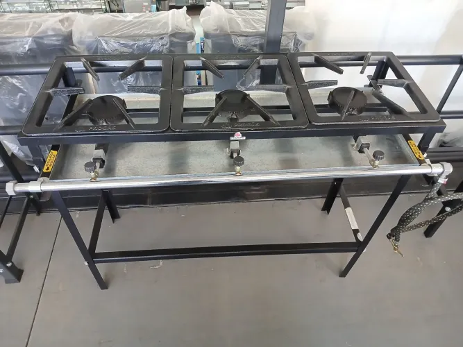 Fogão Industrial 3 Bocas Alta pressão Progás