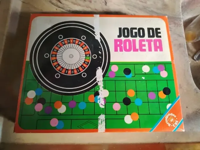 Jogo de Roleta Vintage Anos 80 CBS Brinquedos