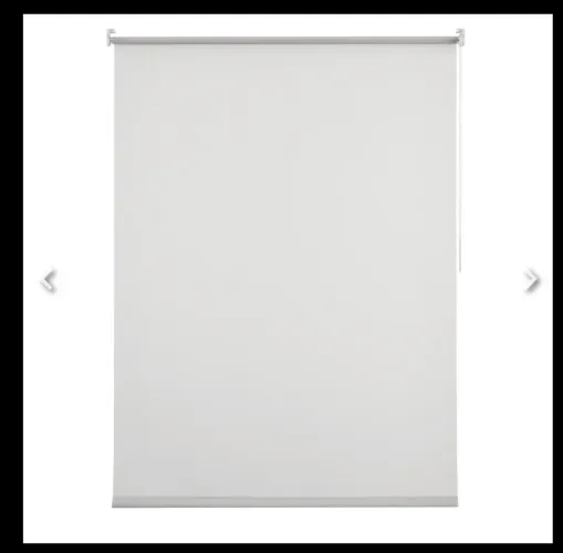 Persiana Rolô Decorativa Mara Poliéster Branca 1,20x1,60m Inspire
