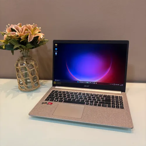 Notebook Acer Ryzen 7 8GB DDR4 SSD NVMe FullHD Windows 11 Bateria Ótima