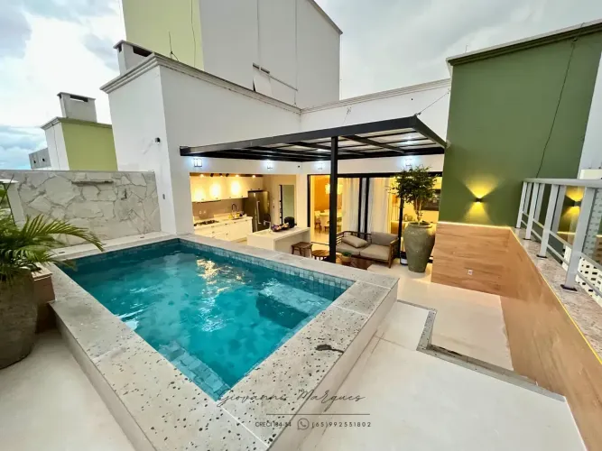 Exclusiva Cobertura Duplex Mobiliada à venda | Alto Padrão | 232m² | Av. CPA
