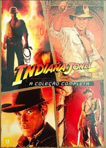 Coleção completa DVDs Indiana Jones