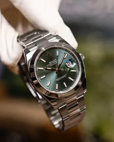 ROLEX DATEJUST GREEN DIAL