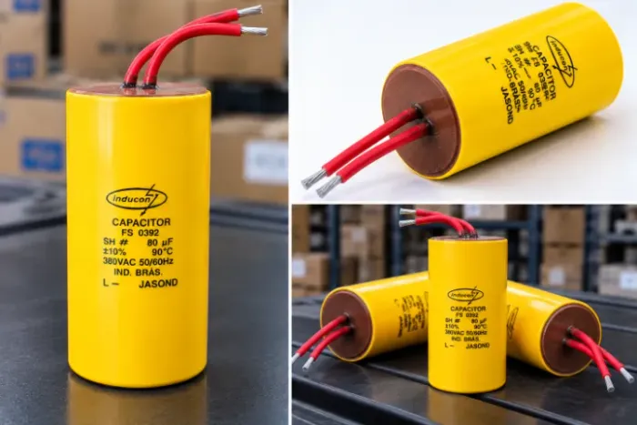 Capacitor permanente 18uF 380V - Inducon - Pacote com 20 unidades