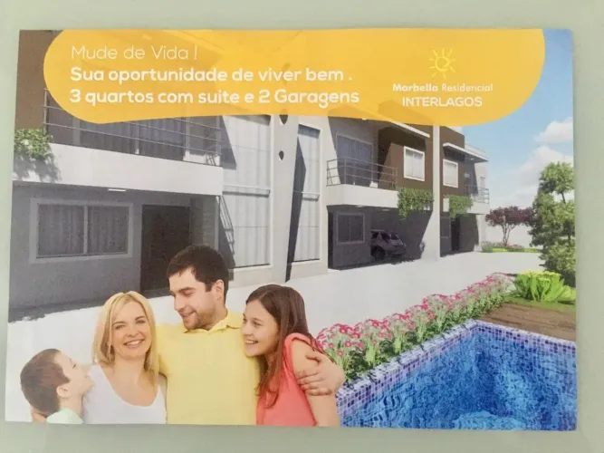 Casa de condomínio para venda possui 124 metros quadrados com 3 quartos
