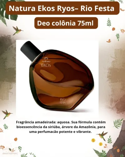 Natura Ekos Ryos- Ryos Festa feminino, 75ml