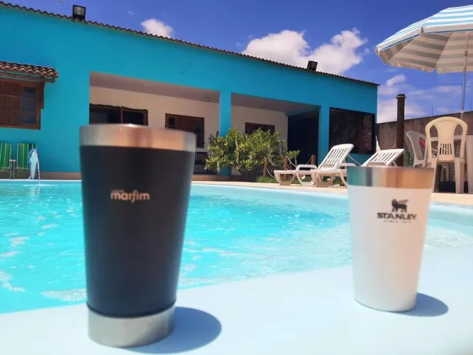 Casa para pessoas exigentes em Praia Grande com 2 piscinas