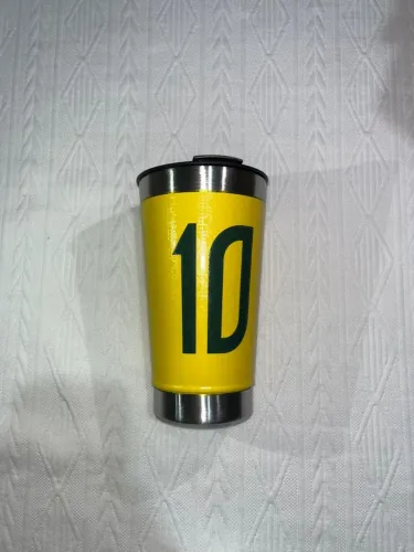 Copo Térmico Copa do Mundo 2026 | Brasil Camisa 10 | Aço Inox 304