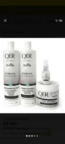 Kit Nutrição Capilar Tratamento Para Os Cabelos Profissional