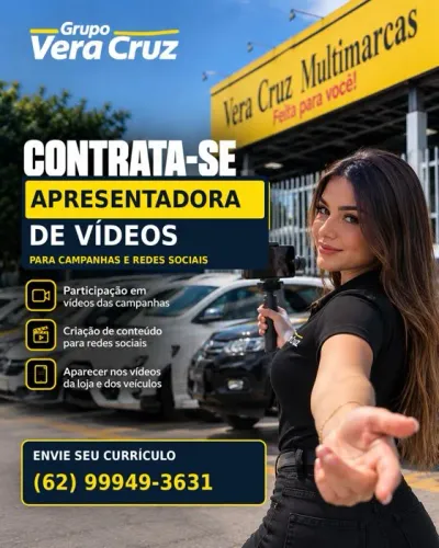 VAGA ABERTA - APRESENTADORA DE VÍDEOS