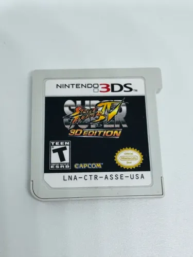 Super Street Fighter IV JOGO NINTENDO 3DS ORIGINAL SEM CAPA - LER DESCRIÇÃO 