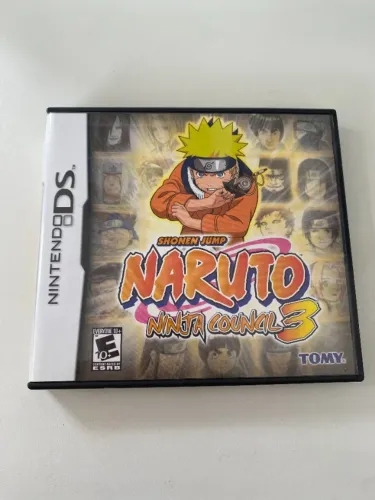 NARUTO NINJA COUNCIL 3 DS SEMINOVO - NINTENDO DS