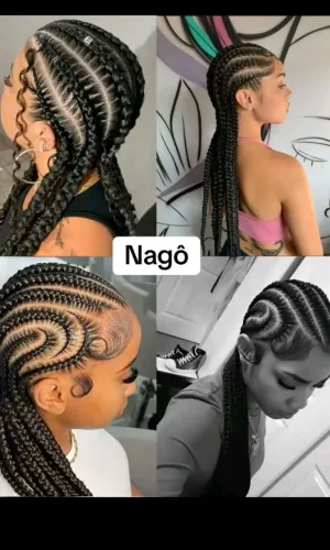 Faço tranças no cabelo feminino!