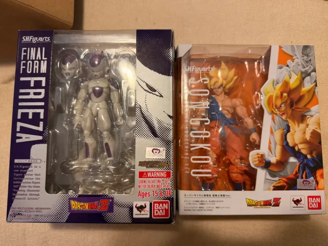 Goku e Freeza Sh Figuarts Bandai