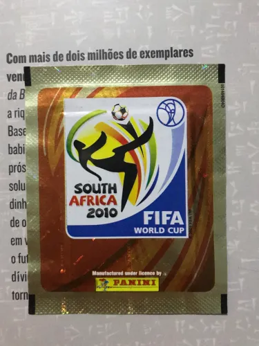 Envelope da Copa do Mundo de 2010 - versão europeia