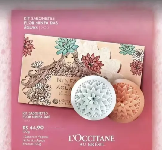 Kit Sabonetes Flor Ninfa Das Águas - L'OCCITANE 