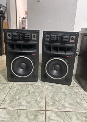 Par de caixas de som Sony sigma 10 funcionando normalmente 