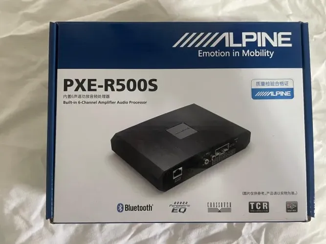 Processador Audio Alpine PXE-R500S 6 Canais Amplificado