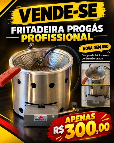 VENDO FRITADEIRA A GÁS PROFISSIONAL PROGÁS