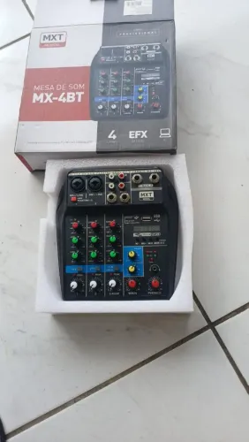 Mesa de som NOVA, compacta e funcional