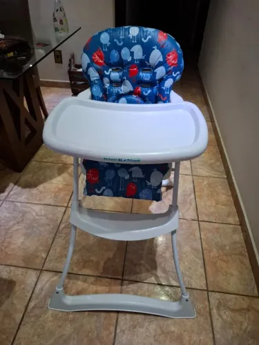 Cadeira de Alimentação Burigotto Merenda - Passarinho Azul (Ótimo Estado)