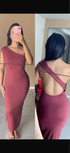 Vestido viola 