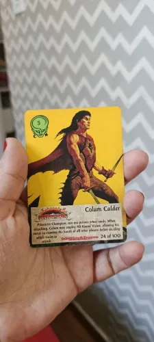 Carta Spellfire Colum Calder Dark Sun Powers 24/100