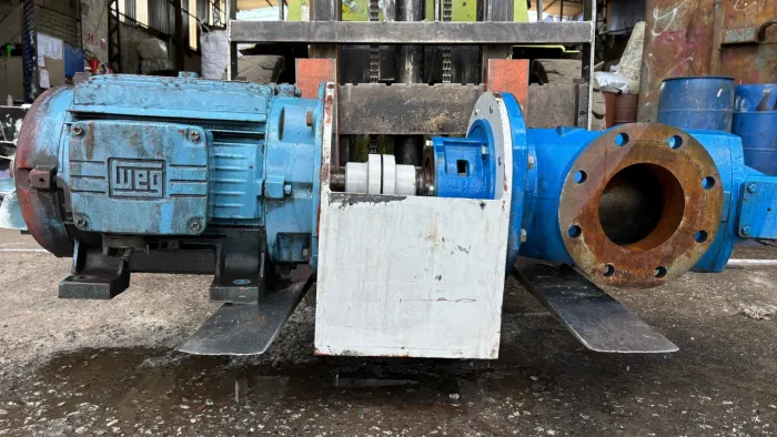 Conjunto Motobomba Industrial IMO Suécia 3 Fusos + Motor WEG 40 CV Trifásico