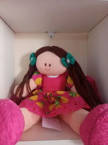 Boneca de pano com 40 cm