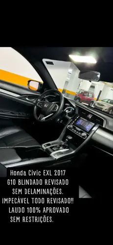 Honda Civic Sedan EXL 2.0 Flex 16V Aut.4p 2017