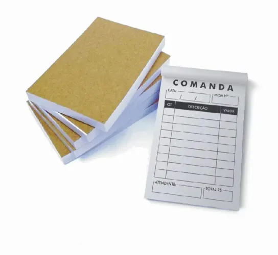 Kit comandas 12 un- Novo